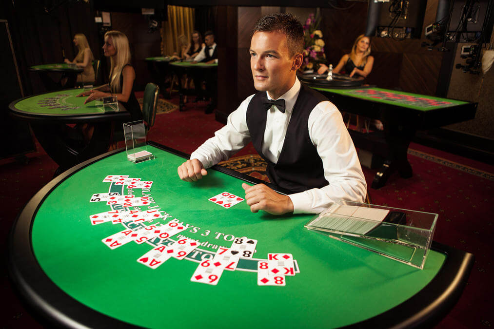 Live Blackjack table